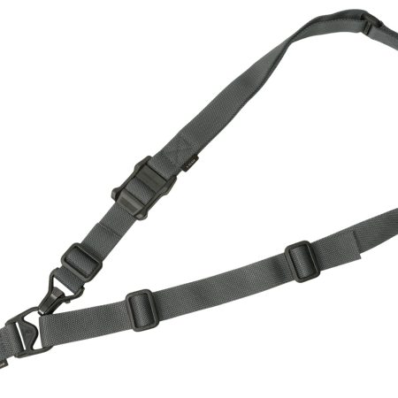 Magpul MAG515GRY MS3 Single QD Sling GEN2 Gray Nylon 48"-60" OAL Adjustable One-Two Point Rifle
