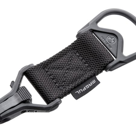 Magpul MAG516-BLK MS1/MS3 Sling Adapter made of Steel with Black Melonite Finish, Polymer Hardware, Nylon 1.25" Webbing & Two to One-Point Design for AR-15, M4 & M16
