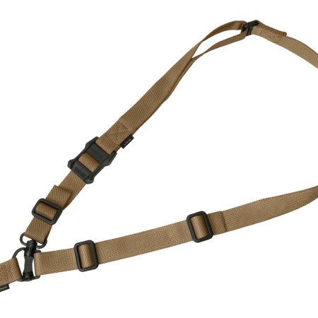 Magpul MAG518COY MS4 Sling GEN2 Coyote Tan Nylon 48"-60" OAL Adjustable One-Two Point AR Platform