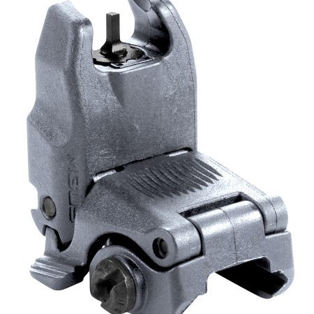 Magpul MAG247-GRY MBUS Sight Front  Stealth Gray Polymer, Spring-Loaded Flip Up for AR15/ M16
