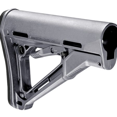 Magpul MAG310-GRY CTR Carbine Stock Stealth Gray Synthetic for AR-15, M16, M4 with Mil-Spec Tube (Tube Not Included)