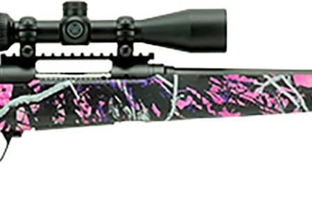 Savage Arms 57339 110 Apex Hunter XP 308 Win 4+1 20", Matte Black Metal, Muddy Girl Synthetic Stock, Vortex Crossfire II 3-9x40mm Scope