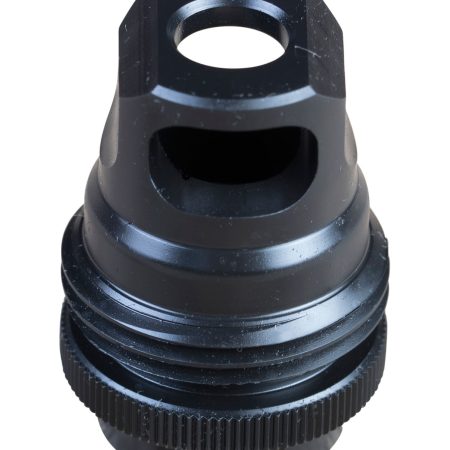 SilencerCo AC2628 ASR Muzzle Brake Black Steel 1/2"-28 Threads 9mm, Luger