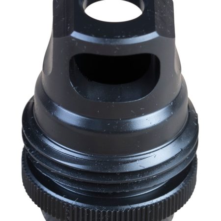 SilencerCo AC2627 ASR Muzzle Brake Black Steel 5/8"-24 Threads, 30 Cal