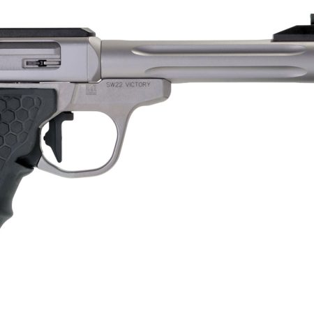 Smith & Wesson 12078 Performance Center Victory Target 22 LR 6" MB 10+1 Stainless Steel Tandemkross Black HiveGrip with Integrated Target Thumb Rest Grip
