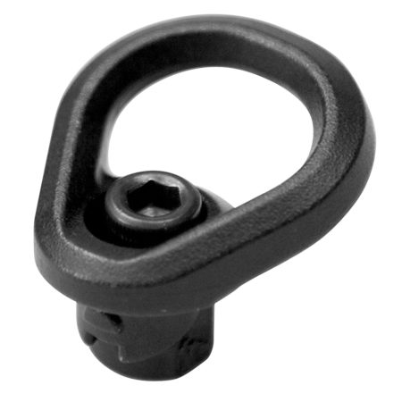 Magpul MAG542-BLK QD Paraclip Adapter  made of Steel with Melonite Black Finish for QD Swivel Sockets
