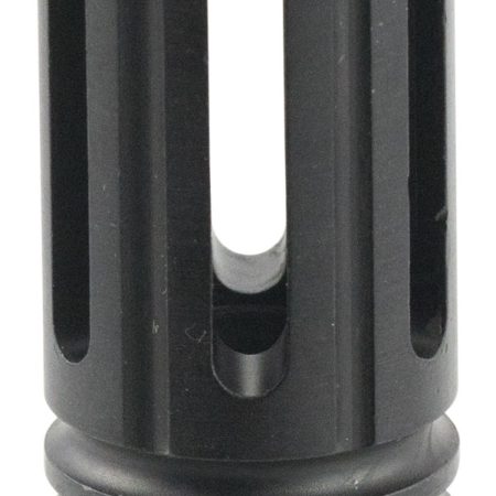 TacFire MZ10053BN 6 Prong Flash Hider Black Nitride Steel with 5/8"-24 tpi Threads, 2.22" OAL & 0.87" Diameter for 308 Win AR-10