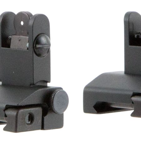 TacFire IS002 Pop Up Iron Sights/Spring Loaded  Black Anodized Flip Up for AR-Platform