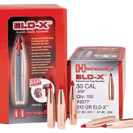 Hornady 2841 ELD-X  7mm .284 175 gr Extremely Low Drag eXpanding 100 Per Box/ 15 Case