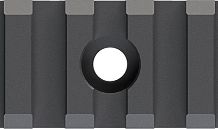 Magpul MAG593-BLK M-LOK Polymer Rail 11 Slots  Black