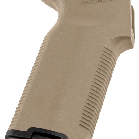 Magpul MAG532-FDE MOE-K2+ Grip Flat Dark Earth Polymer with OverMolded Rubber for AR-15, AR-10, M4, M16, M110, SR25