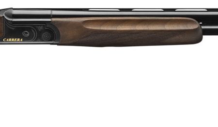 F.A.I.R. FRDC411230 Carrera One  Full Size 12 Gauge Break Open 2.75" 2rd 30" Black Over/Under Vent Rib Barrel, Black Stainless Steel Engraved Receiver, Fixed Walnut Stock, Right Hand