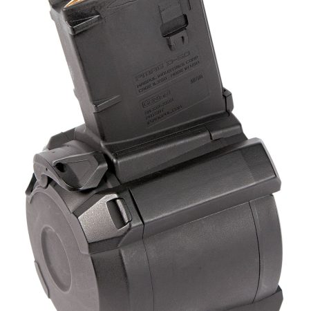 Magpul MAG576BLK PMAG GEN M3 60rd Drum 223 Rem/5.56x45mm NATO Fits AR-15/M16/M4 Black Polymer