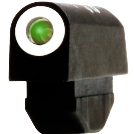 XS Sights RV0001N4 Standard Dot Revolver Front Sight-Smith & Wesson  Black | Green Tritium White Outline Front Sight