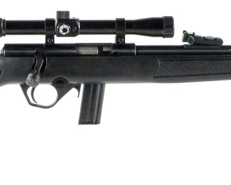 Mossberg 38232 802 Plinkster w/Optic Full Size 22 LR 10+1 18" Blued Steel Barrel, Blued 3/8" Dovetail Steel Receiver, Black Fixed Synthetic Stock, 4x Scope, Right Hand