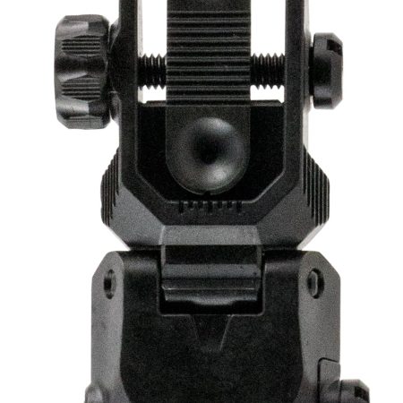 Kriss USA DARSBL00 Defiance Rear Flip-Up Black AR-15 Low Profile Steel