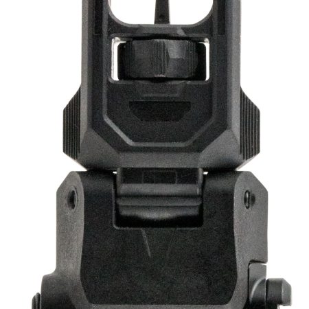 Kriss USA DAPFSBL00 Defiance Front Flip-Up Black AR-15 Low Profile Polymer