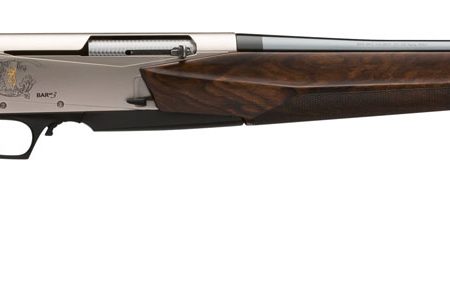 Browning 031047218 BAR MK3 Full Size 308 Win 4+1 22" Blue Polished Sporter Barrel, Drilled & Tapped Engraved Matte Nickel Aluminum Receiver, Fixed Oiled Turkish Walnut Stock, Right Hand