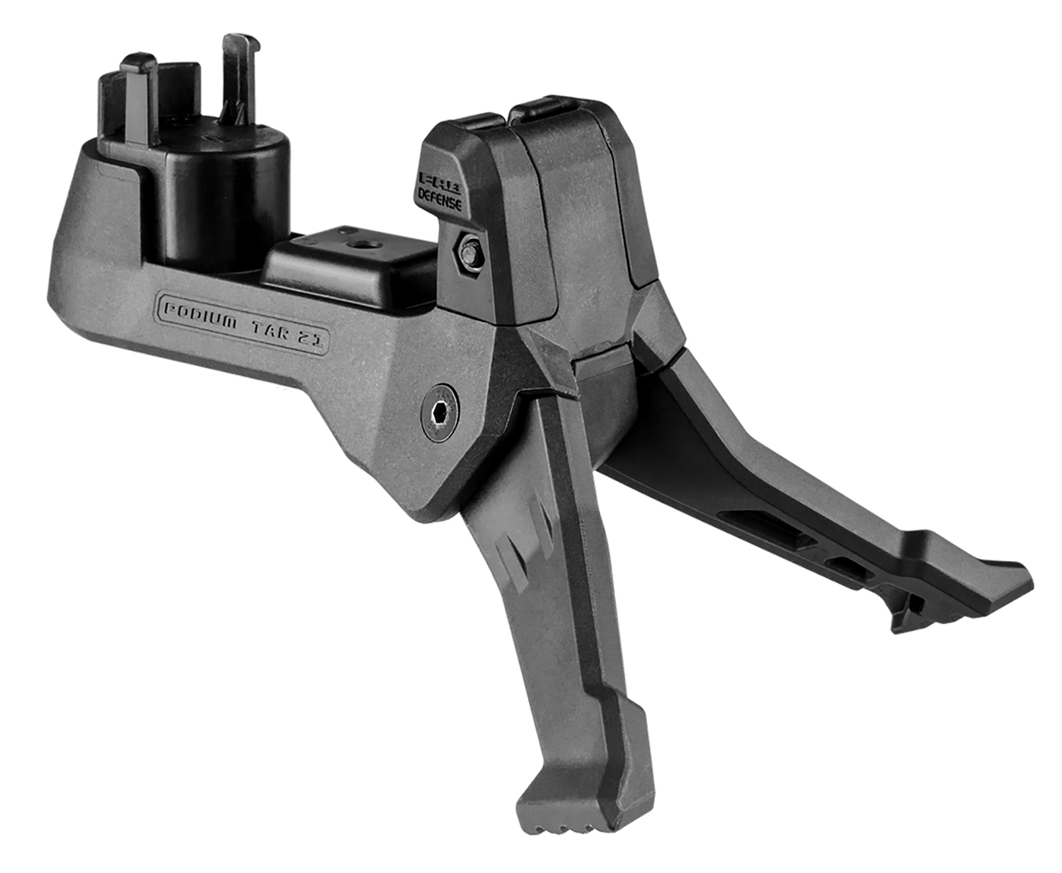 FAB Defense FXTARPODB TAR-Podium Quick Deployment Bipod for TAR 21 Models Black Reinforced Polymer