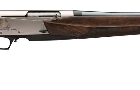 Browning 031047229 BAR MK3 Full Size 300 Win Mag 3+1 24" Blue Polished Sporter Barrel, Drilled & Tapped Engraved Matte Nickel Aluminum Receiver, Fixed Oiled Turkish Walnut Stock, Right Hand