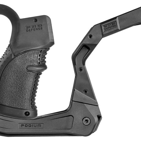 FAB Defense FXARPODB AR-Podium  Bi-Pod for AR-15/ M16 Black Polymer Includes AGR-43 Pistol Grip