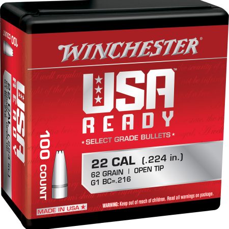 Winchester Ammo WBR22462 Centerfire Rifle  224Valkyrie 62gr Open Tip 100 Per Box/10 Case