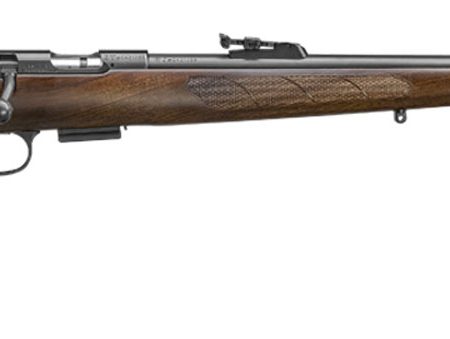 CZ-USA 02302 CZ 457 Lux Full Size 22 WMR 5+1 24" Black Nitride Black Nitride Steel Receiver Turkish Walnut Fixed European-Style Stock Right Hand