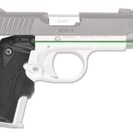 Crimson Trace 0156201 Lasergrips  Fits Kimber Micro 9, Green Laser Black Polymer