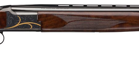 Browning 018117304 Citori Gran Lightning 12 Gauge 3" 2rd 28" Blued Barrels, Engraved Receiver With Gold Accents, American Black Walnut Stock With Lightening Style Grip