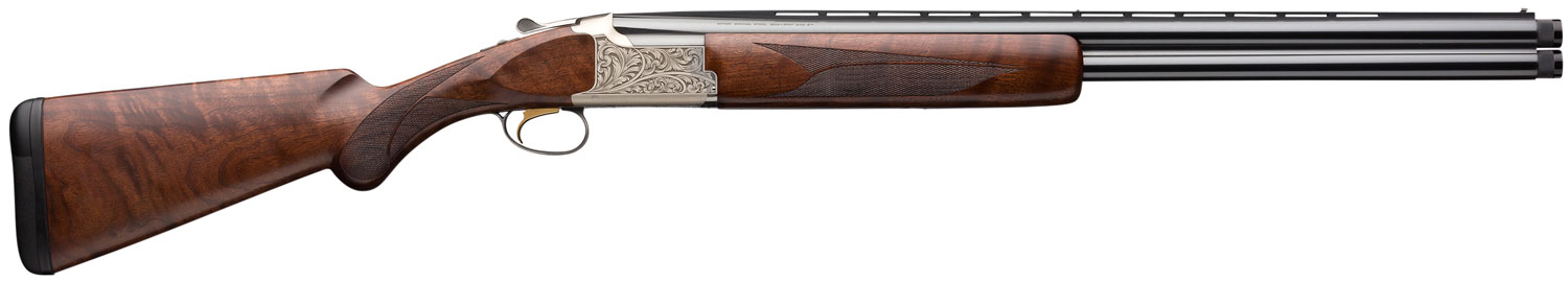 Browning 018163304 Citori Feather Lightning 12 Gauge 28" Barrel 3" 2rd, Blued Steel Barrel, Satin Nickel Finished Engraved Alloy Receiver, American Black Walnut Stock With Lightening Style Grip