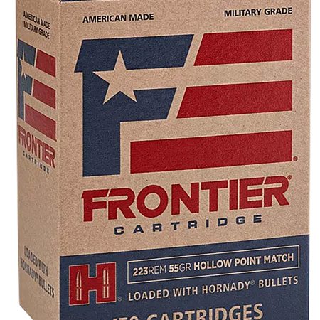 Frontier Cartridge FR1415 Military Grade Centerfire Rifle 223Rem 55gr Hollow Point Match 150 Per Box/8 Case