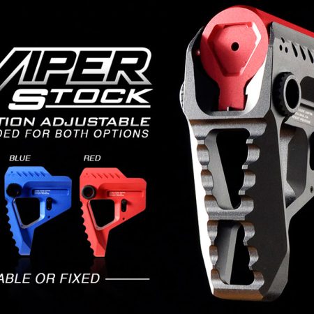 Strike VIPERPITFDE Pit Viper Stock  Flat Dark Earth Aluminum AR Platforms