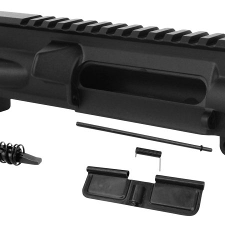 TacFire UP01C Stripped Upper Receiver  5.56x45mm NATO 7075-T6 Aluminum Black Anodized Receiver for AR-15