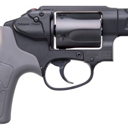 Smith & Wesson 12058 M&P Bodyguard *MA Compliant 38 S&W Spl +P 5 Shot 1.88" Black PVD Barrel/Cylinder, Matte Black Aluminum J-Frame, Gray Polymer Grip, Includes Crimson Trace Red Laser