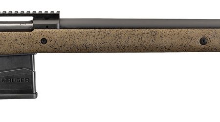 Ruger 47184 Hawkeye Long-Range Target Full Size 6.5 Creedmoor 10+1 26" Matte Black Steel Threaded Barrel, Picatinny Rail Steel Receiver, Black Speckled Brown Adj Comb & LOP Laminate Stock