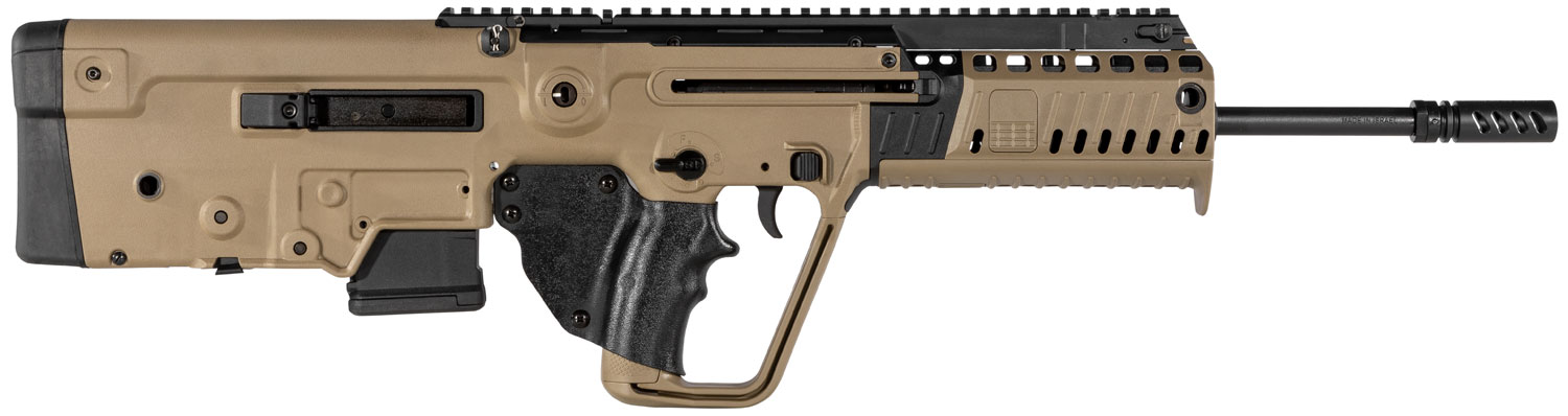 IWI US XFD18A Tavor X95 *CA Compliant 5.56x45mm NATO Caliber with 18.50" Barrel, 10+1 Capacity, Flat Dark Earth Metal Finish, Flat Dark Earth Fixed Bullpup Stock & Polymer Grip Right Hand