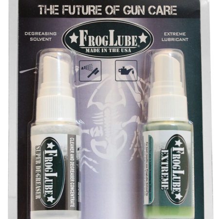 FrogLube 15265 Dual Kit  Cleans, Lubricates, Prevents Rust & Corrosion Removes Oil, Grease, Dirt 2 oz Spray Bottle