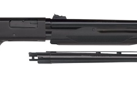 Mossberg 54330 500 Bantam Combo Youth Combo 20 Gauge 5+1 22" Blued 22" Vent Rib/24" Fully-Rifled Barrels, Blued Steel Receiver, Fixed Wood Stock, Right Hand, Accu-Set Full Rifled Bore Choke