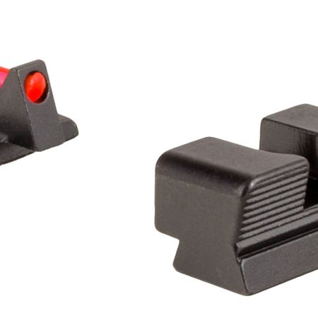 Trijicon 601050 Fiber Sights  Red/Fiber Optic Front Sight-Black/Blank Rear Sight Sig Sauer P225/P226/P228 #8 Front/#8 Rear