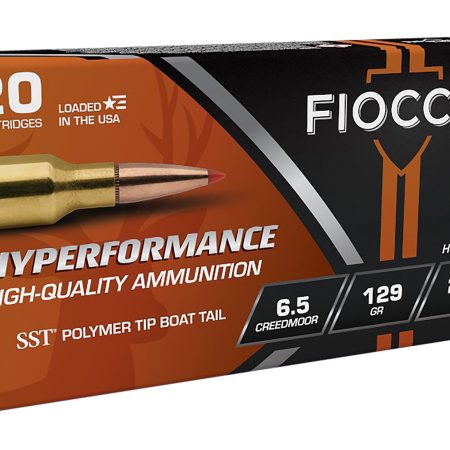 Fiocchi 65CMHSA Hyperformance  6.5Creedmoor 129gr Super Shock Tip 20 Per Box/10 Case