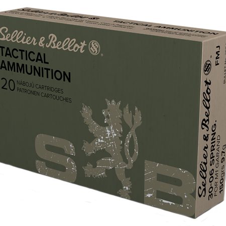 Sellier & Bellot SB3006M2 Rifle  30-06Springfield 150gr Full Metal Jacket 20 Per Box/20 Case