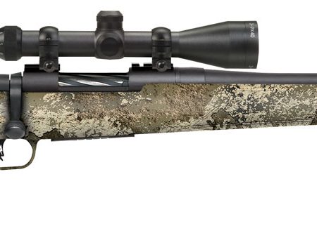 Mossberg 28067 Patriot Super Bantam 308 Win Caliber with 5+1 Capacity, 20" Fluted Barrel, Blued Metal Finish & TrueTimber Strata Synthetic Stock Right Hand (Youth) Includes 3-9x40mm Scope