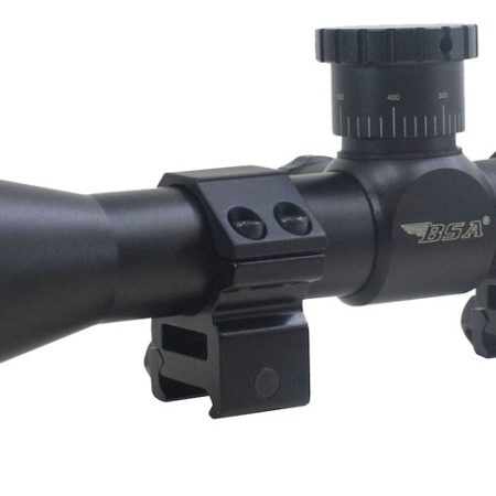 BSA 1739X40AO Sweet 17 Black Matte 3-9x 40mm AO 1" Tube 30/30 Duplex Reticle Features Dovetail Rings