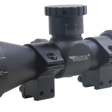 BSA 2227X32AOC Sweet Compact Black Matte 2-7x,32mm AO 1" Tube 30/30 Reticle