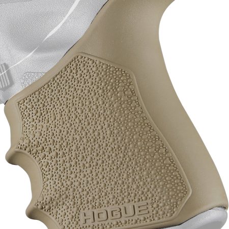 Hogue 17043 HandAll Beavertail Grip Sleeve Textured Flat Dark Earth Rubber for Glock 19, 23, 32, 38 Gen3-4