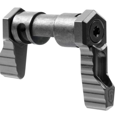 Phase 5 Weapon Systems SAFE90BLK Safety Selector 90 Degree AR-Platform Black Anodized Aluminum Ambidextrous