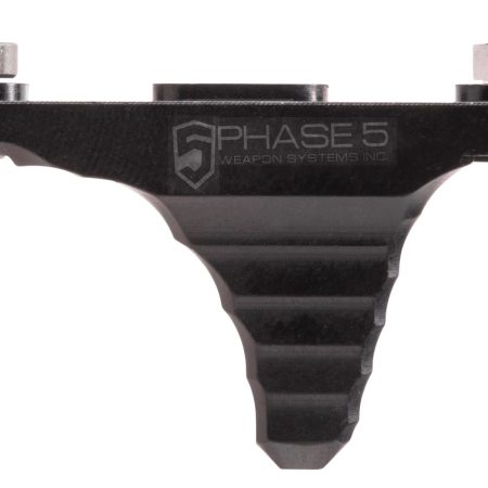 Phase 5 Weapon Systems MHSMLOKBL M-LOK Mini Hand Stop Black Anodized 6061-T6 Aluminum