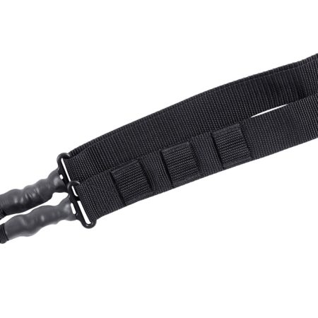 Phase 5 Weapon Systems SLGQD Single Point Sling Black Nylon Strap w/Elastic Shock-Cord 24.50-33.50" OAL Adjustable Bungee