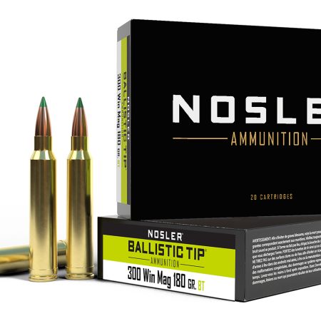 Nosler 40053 Ballistic Tip  300WinMag 180gr Spitzer Ballistic Tip 20 Per Box/10 Case