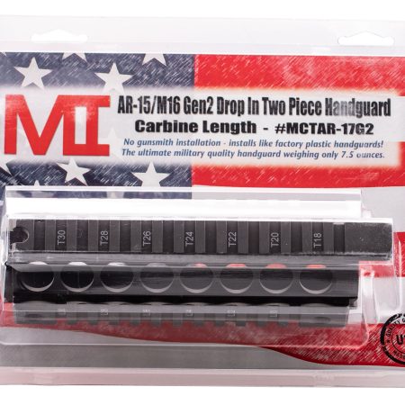 MIDWEST INDUSTRIES INC MCTAR17G2 Gen 2 AR-15 6061 Aluminum Black Hard Coat Anodized 7"